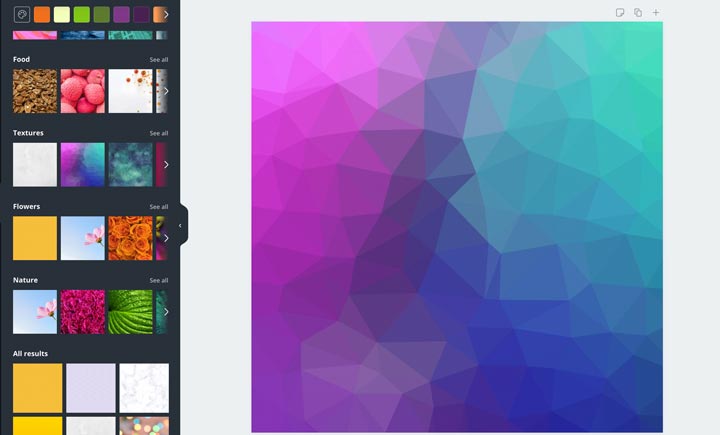 gradient background in canva