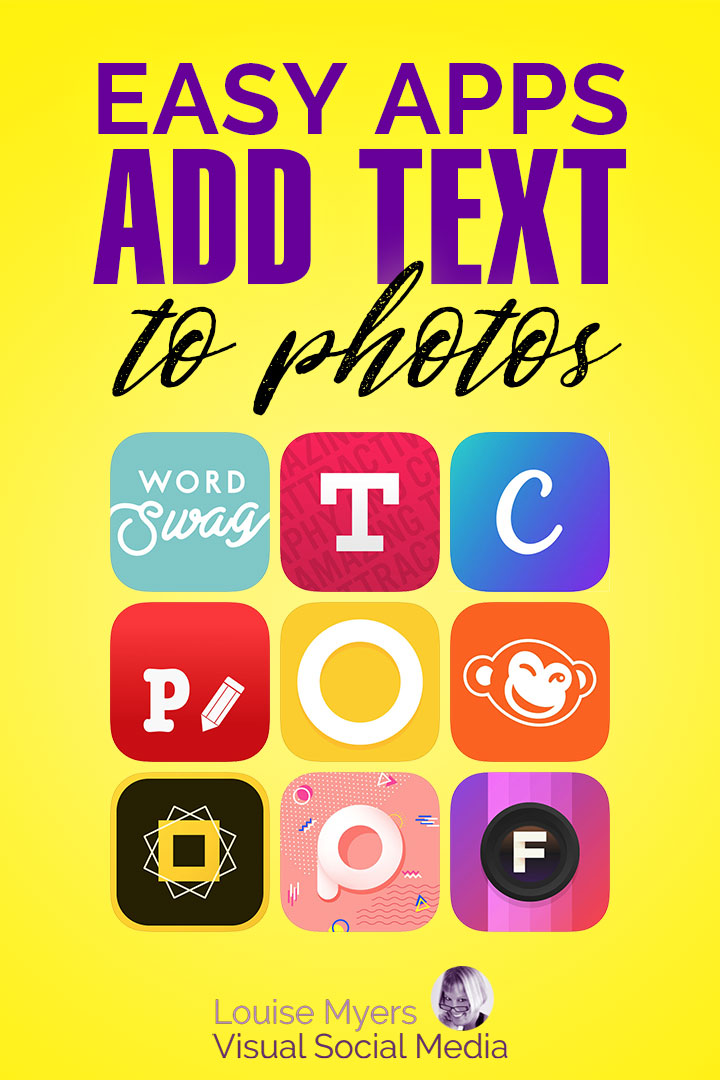 iPhone apps to add text to photos