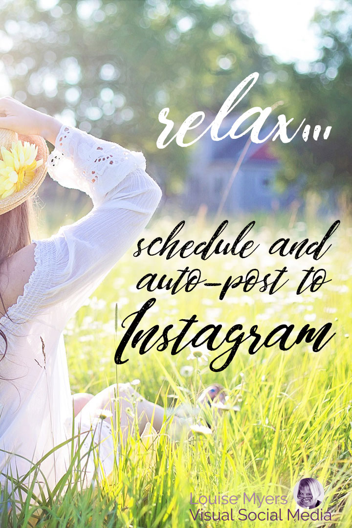 Relax, you can schedule and automatically post to Instagram