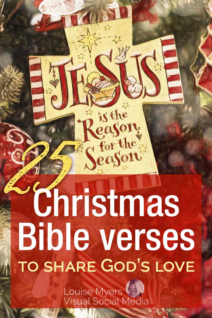 jesus is the reason for the season christmas ornament.