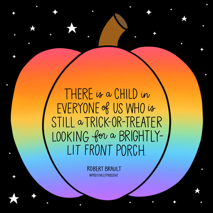 trick-or-treater cute Halloween quote