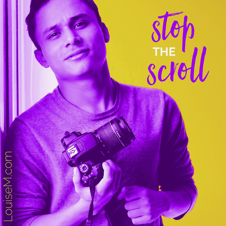 Stop the scroll quote image made with Over app