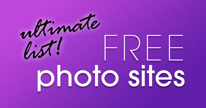 free photo sites banner