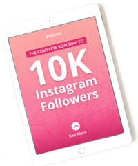 gudie to 10k instagram followers ebook image.