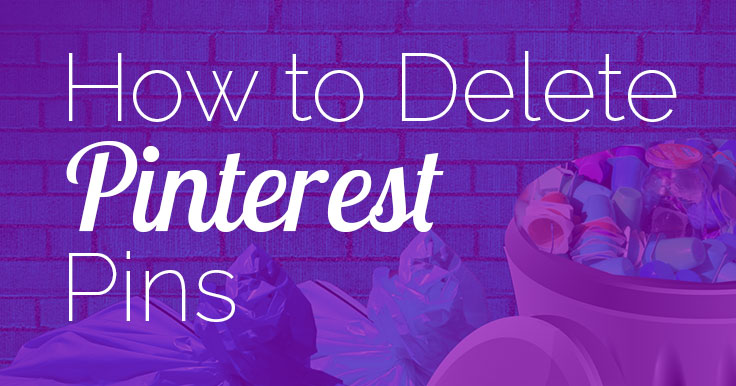 how to delete Pinterest Pins banner