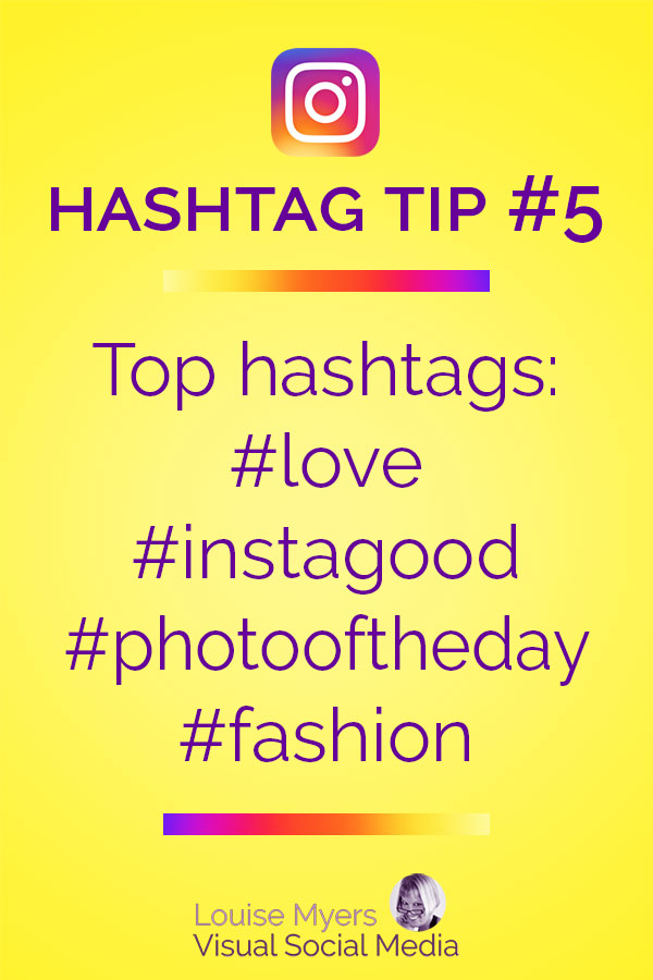 Most popular Instagram hashtags list.