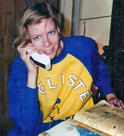 me on the phone in 1984