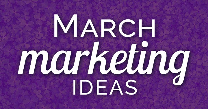 March marketing ideas banner image