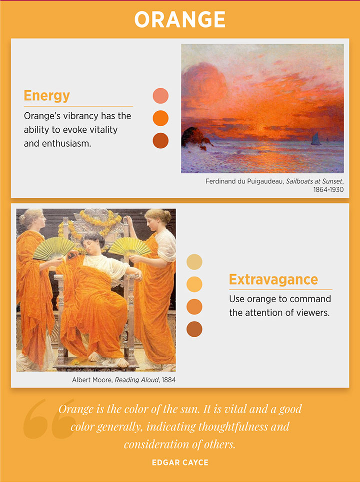 Orange color meaning and emotions