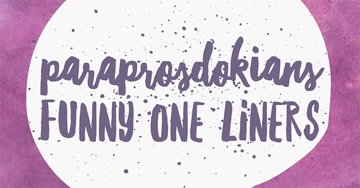 paraprosdokians one liners FB banner