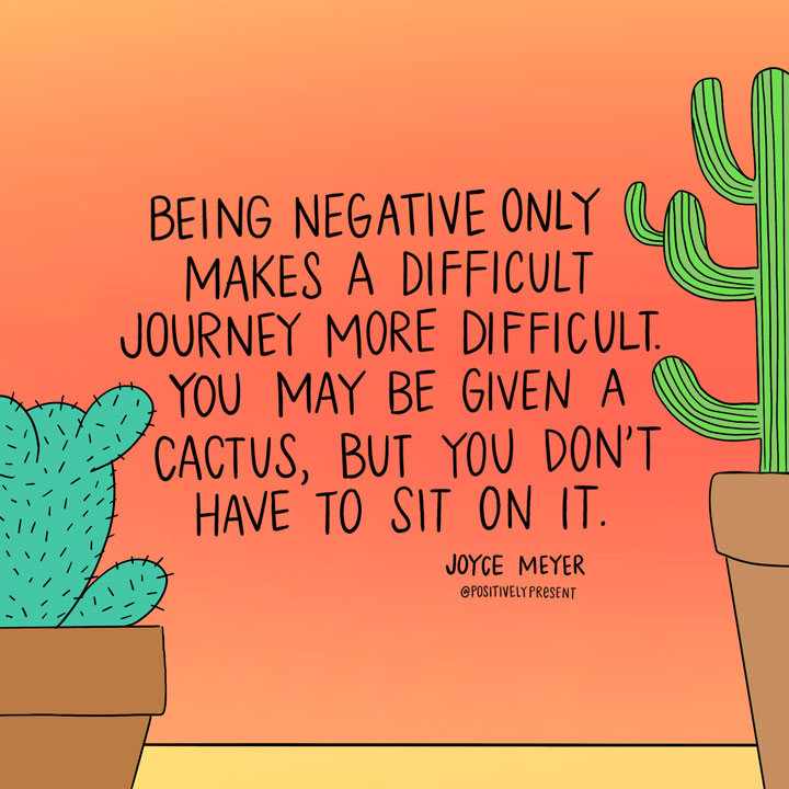 dont sit on a cactus quote