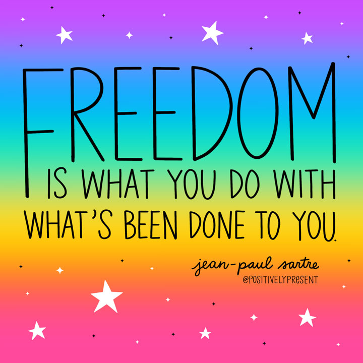 freedom is what you do quote