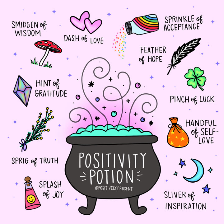 how to make a positivity potion