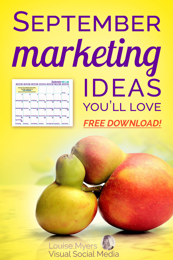 September marketing ideas Pinterest image