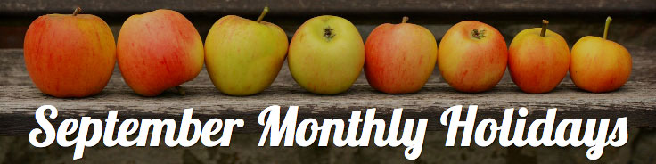 September Monthly Holidays