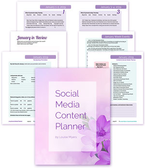 Social Media Content Planner.