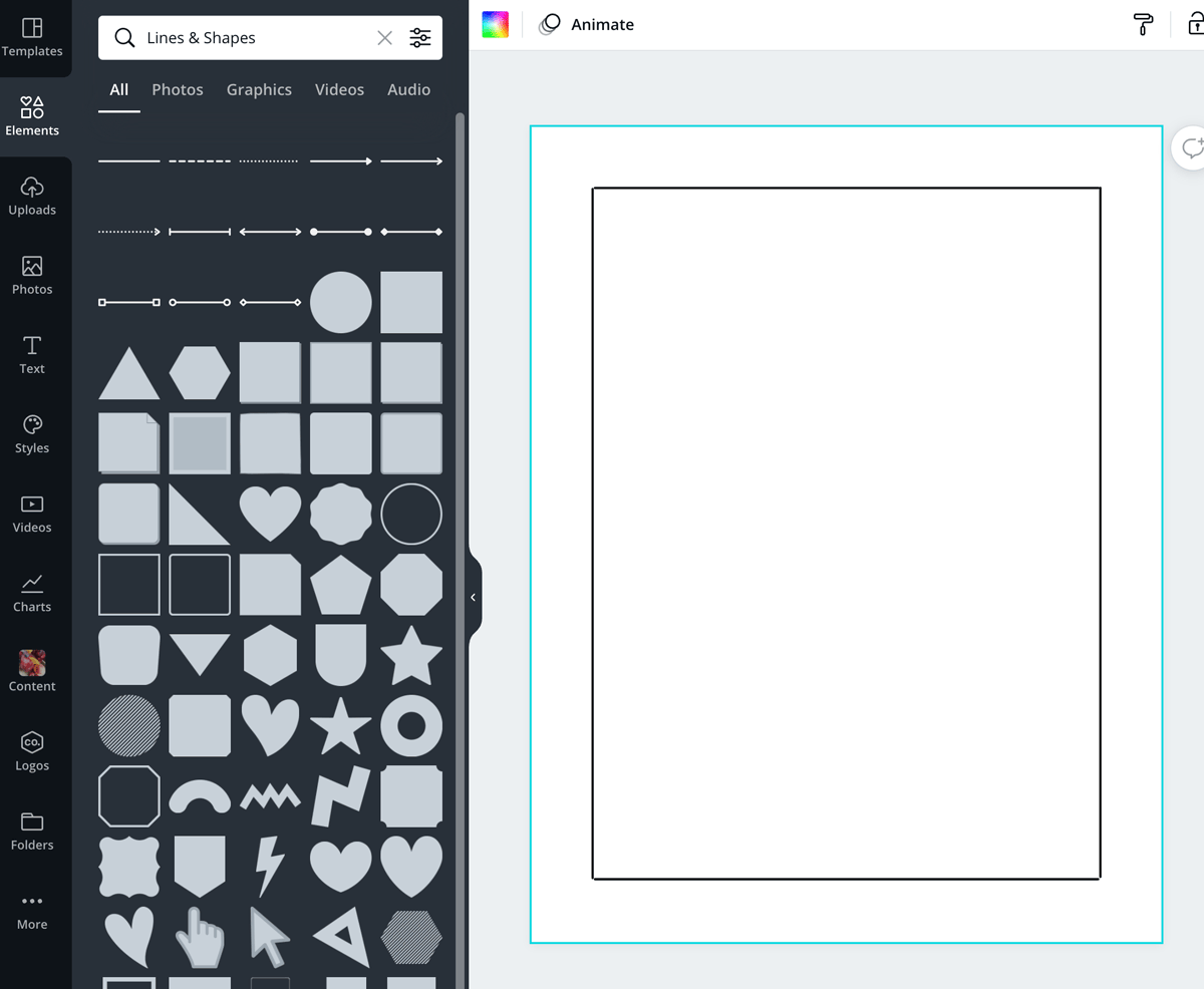 screenshot shows how to complete the outline of your table. 