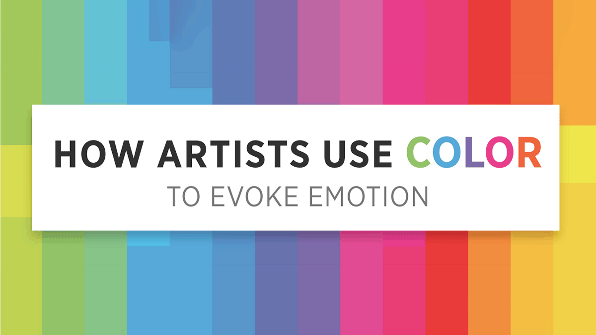 spectrum of colors with words, how artists use color to evoke emotion.