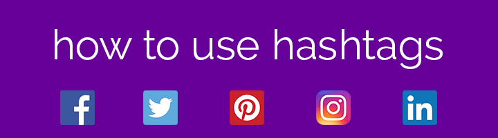 How to Use Hashtags banner