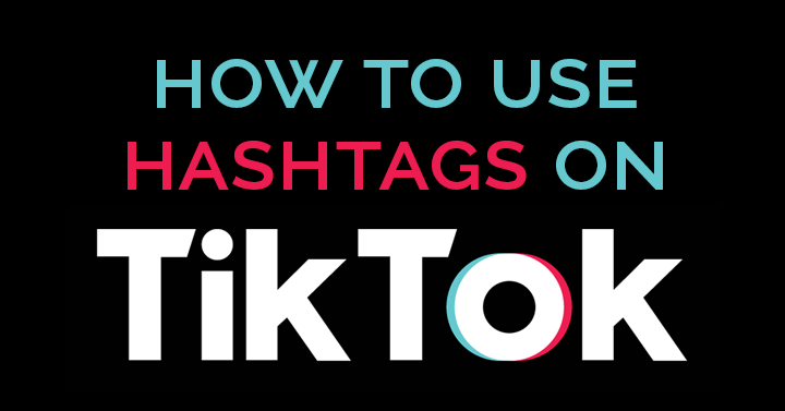 how to use hashtags on TikTok header image