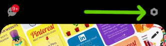 locate pinterest settings on mobile
