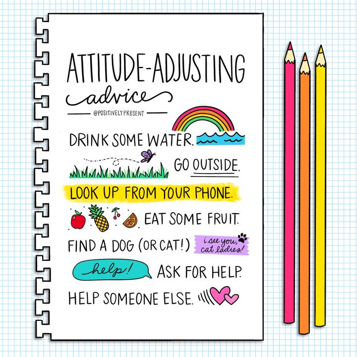 attitude adjusting advice