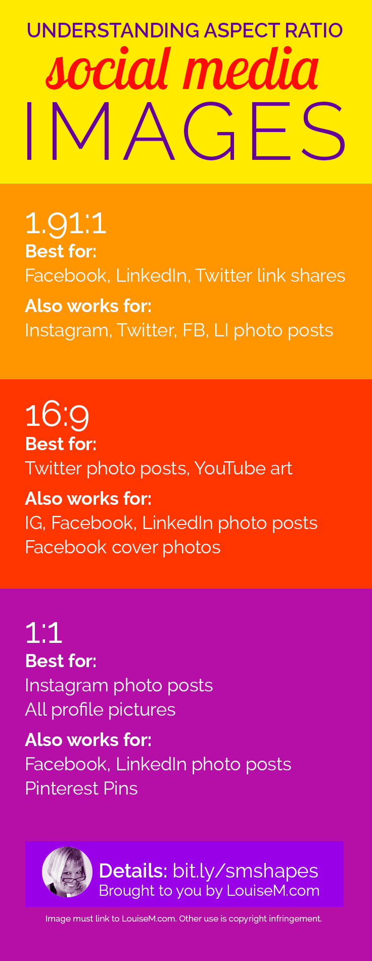 Social media image aspect ratio – huh? Understand this concept to ease your visual content creation! Learn the optimal shapes for each social network.