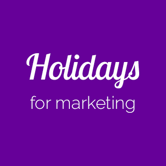 Fun holidays for social media marketing category banner