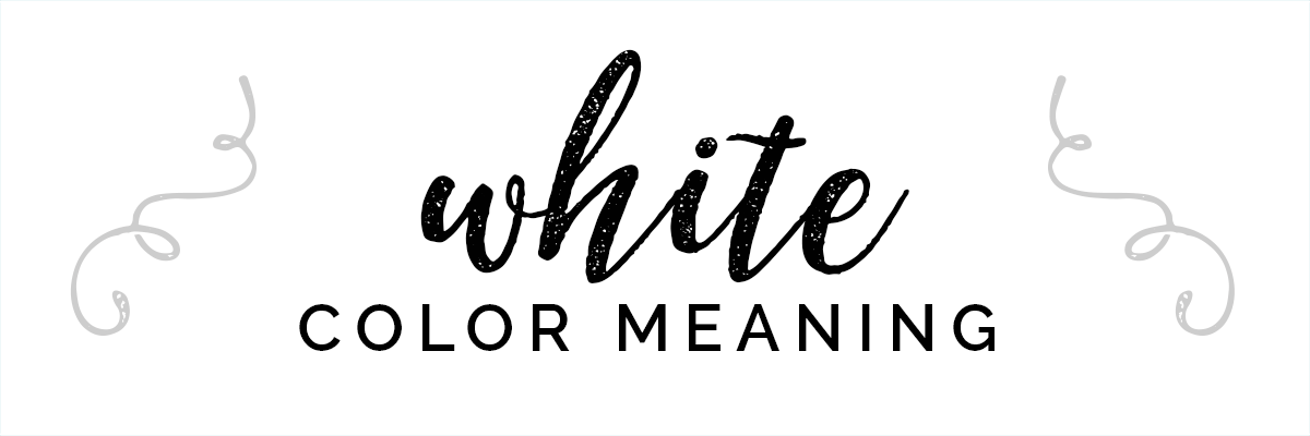 white banner with words white color meaning.